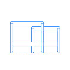 Furniture Coffee Tables Ikea Havsta Nesting Tables Sticker Svg Vector, Free Vectors File